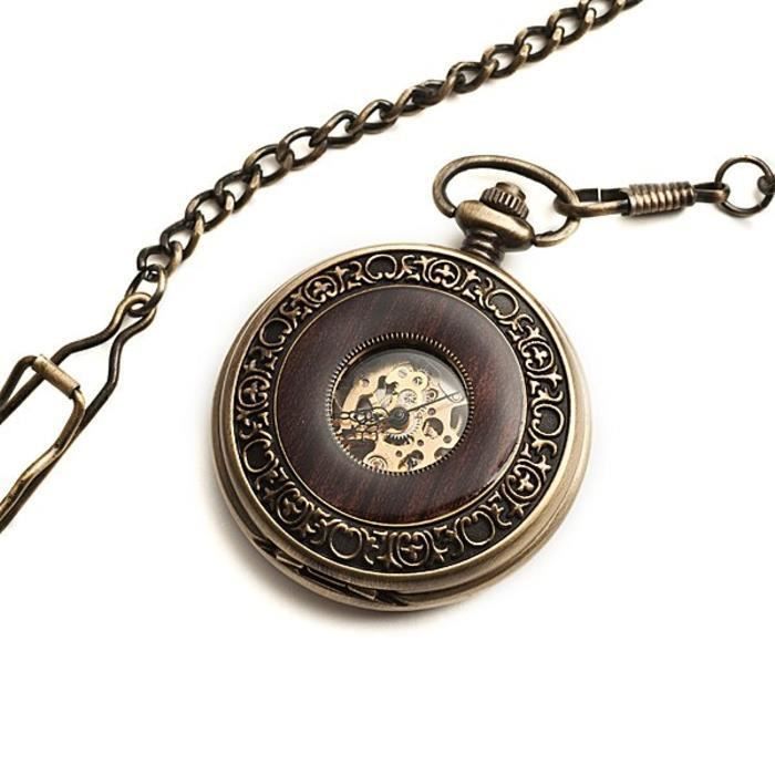 Chaîne De Montre De Poche Rétro En Alliage - Design Vintage, Longueur 38cm, Pour Gousset élégant - 10