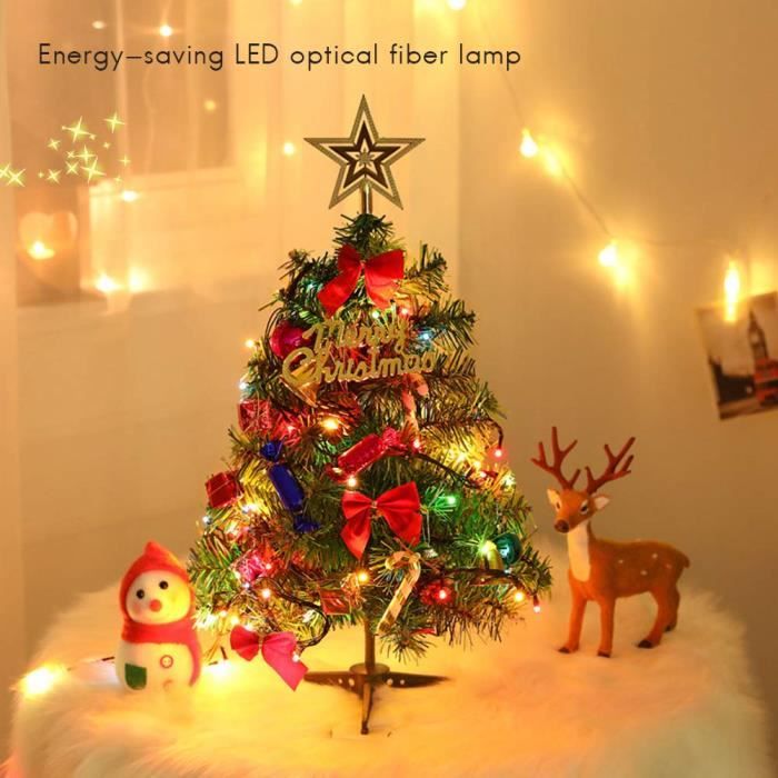 Arbre Noël Sapin Artificiel Pin LED Lumière de 20 Petites Ampoules 3M