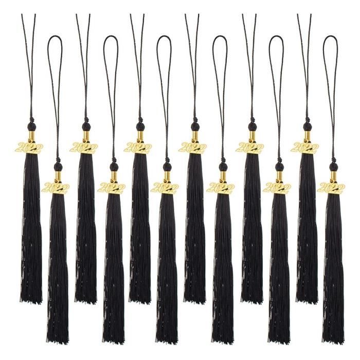 100 Pièces Signets Glands Faits Main SUNNYCLUE - Glands Soyeux Pour Graduation Et Artisanat