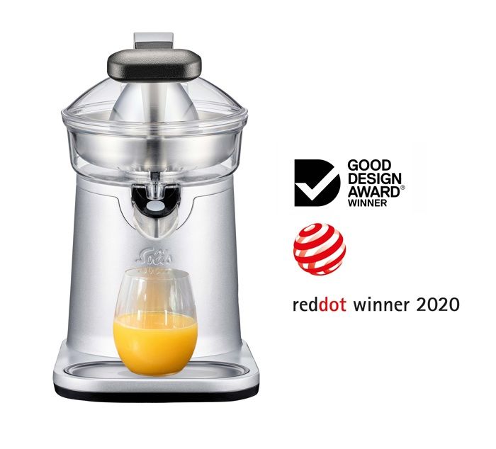 Extracteur de Jus - Presse Agrume Électrique - 2 Tamis à Pulpe en Acier Inoxydable - SOLIS - 360 W - Solis