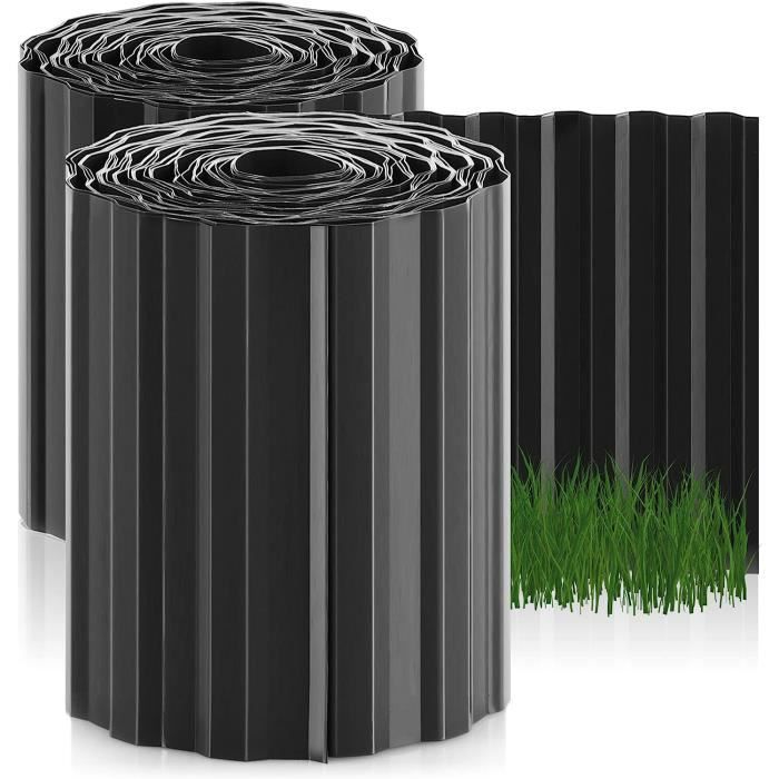 Bordure De Jardin En Plastique Noir 1000 X 80 X 58 Mm - Par Pièce