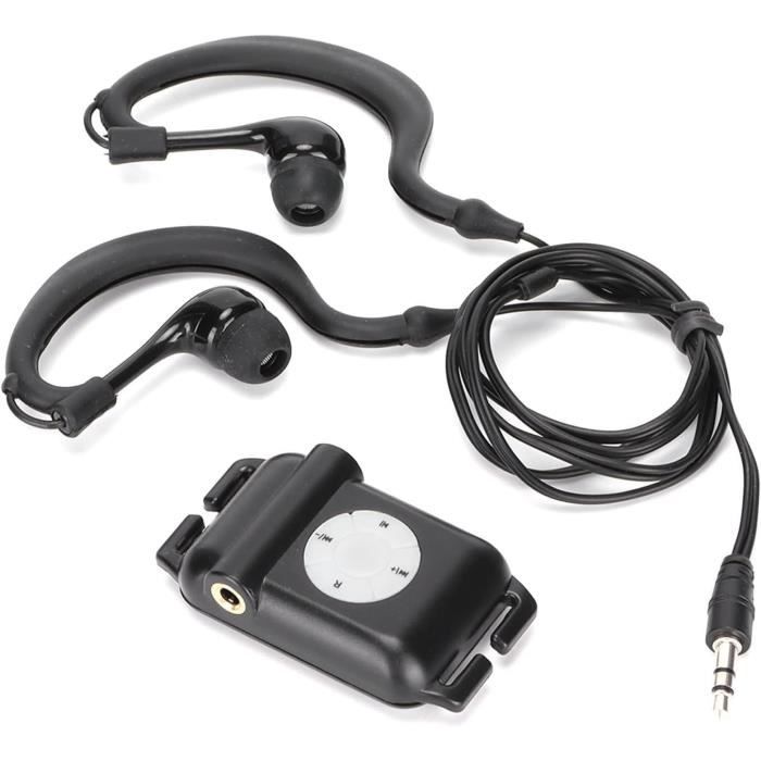 Lecteur MP3 Étanchéité IPX8 4 Go - MP3 Sport Plongée Avec Écouteurs, Clip Et Radio FM, Idéal Natation & Sport Extrême