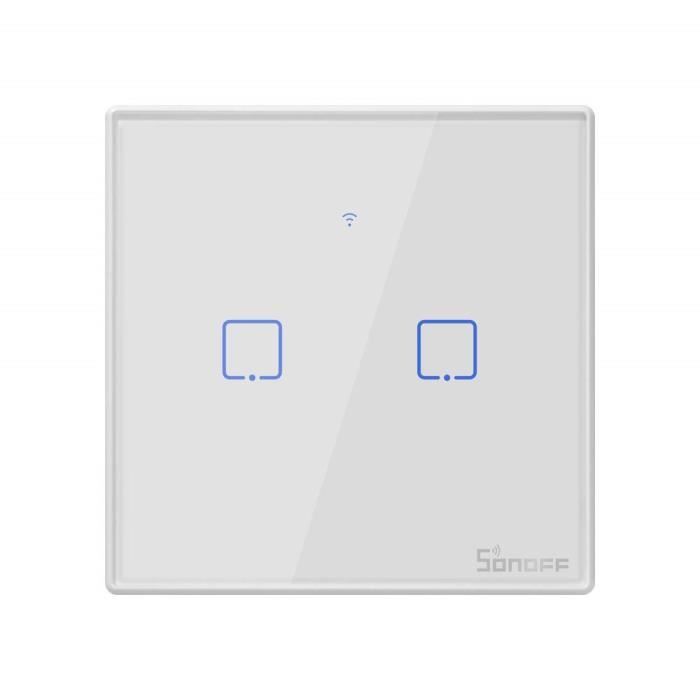 Interrupteur Intelligent WiFi Connecté Mural EU Modèle WF-DS01 - Neuf Et Prêt à L'Emploi