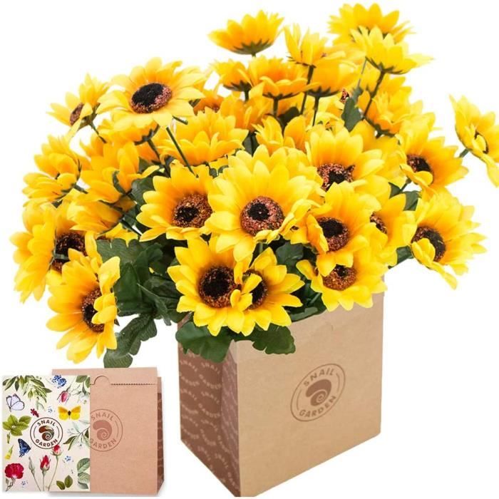 JMBricklayer 70004 Kits de Construction de Fleurs de Tournesols pour
