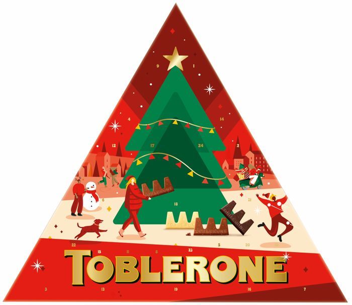 Calendrier de l'Avent publicitaire en carton recyclé certifié Toblerone®  Premium - Cadoétik