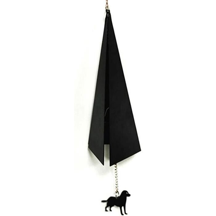 Carillon à Vent Métal Dauphins - 35 Cm - Décoration Jardin, Fenêtre, Balcon - Son Apaisant - Fait Main - Idée Cadeau