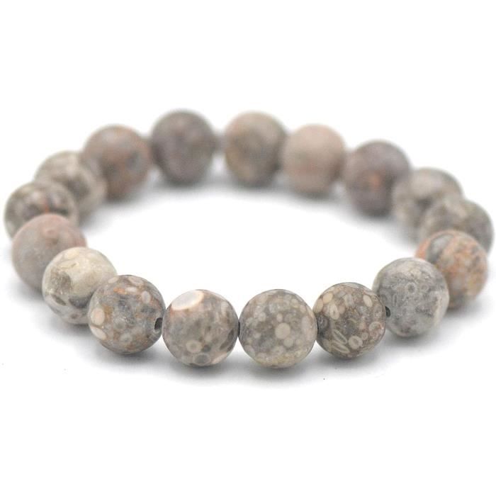 Bracelet Artisanal Plaqué Argent 925 - Pierre De Lune Naturelle Ciselée