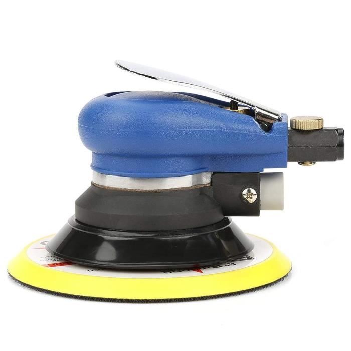 Ponceuse Pneumatique Orbitale 5mm - Professionnelle Avec Plateau Kevlar Et Aspiration