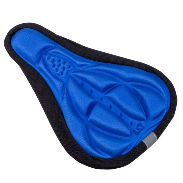 Selle De Vélo Large Et Confortable - Coussin Antichoc Double Ressort - Pour VTT, Vélo Route - 25x20 Cm
