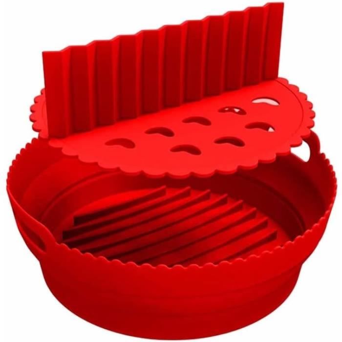Plateau De Remplacement Noir Pour Friteuse à Air – Insert Carré 22,5 X 22,5 Cm – Compatible Avec De Nombreux Modèles