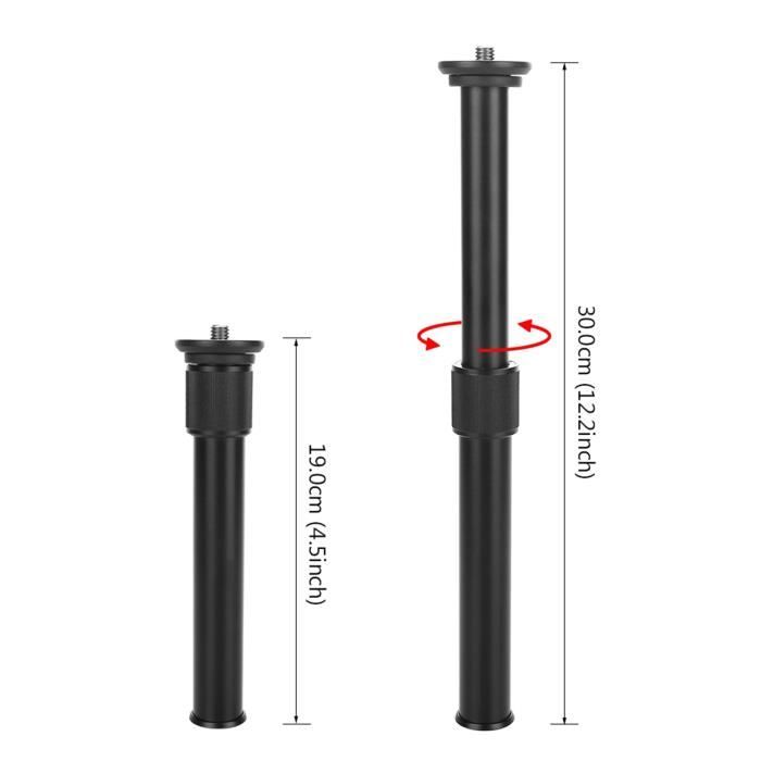 Vis à 3 Trous Pour Trépied/monopode - Lot De 2, Métal Et Plastique, Remplacement Pour Caméras Sport, Action Cam