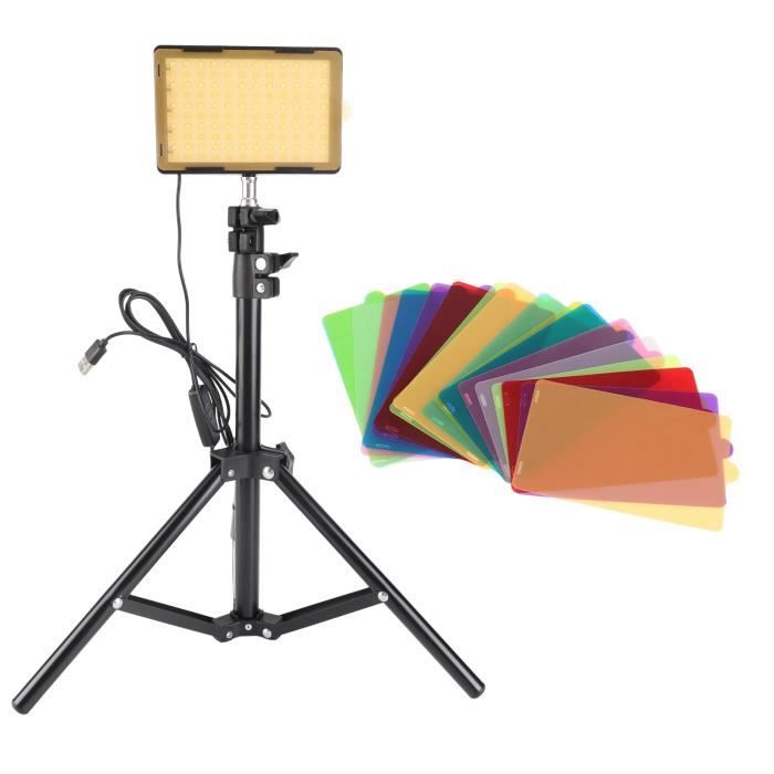 Vvikizy Kit Éclairage Vidéo LED USB 2PCS pour Streaming en Direct Conférence Vidéo - Appareil Photo