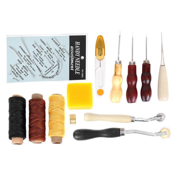 Cikonielf Outil D'artisanat Du Cuir Outil De Poinçonnage En Cuir, Outil De Poinçonnage Rond