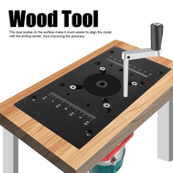 Milleplus-Aluminium Router Table Insert Plate Router Table Insert Plate ...