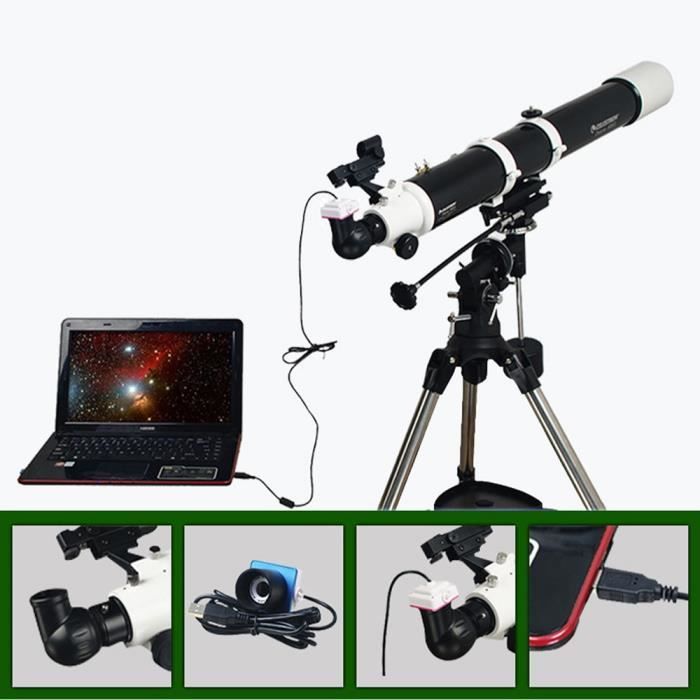 Caméra Oculaire Électronique 4K – Oculaire Numérique Télescope Avec Écran LCD 3 Pouces, Zoom 5x, Vision Nocturne, Compatible 22-46 Mm