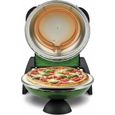 Four à pizza FERRARI DELIZIA G10006 - 1200W - 400°C - Vert-1