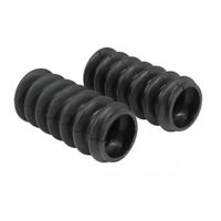 Soufflet De Fourche Souple En Caoutchouc Noir - Diamètres 30/40/50/70/80/100 Mm - Protection Flexible Pour Machines Et Bricolage
