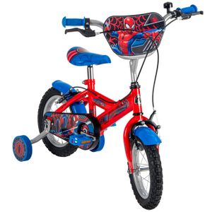 Albri Vélo 12 Pouces Spidey Enfant – Roulettes, Freins, Gourde Et Bouclier – De 2 à 4 Ans – Fabriqué En Italie