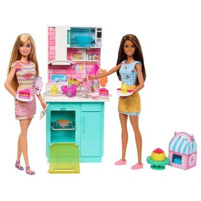 Barbie – Grande Cuisine équipée 75 Cm Avec Accessoires – Pour Petits Chefs Dès 3 Ans !