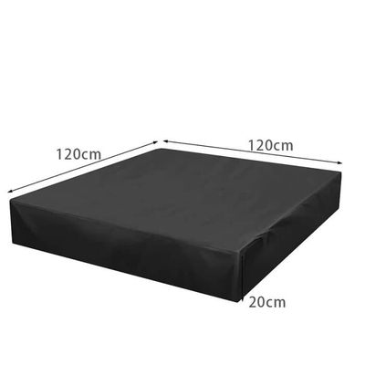Bâche De Bac à Sable, Housse Étanche De Bac à Sable Pour Enfants En Tissu Oxford 120 X 120 Cm Couverture Protection Anti Poussiere Avec Cordon De Serrage Pour Piscine Terrasse Jardin 89026626