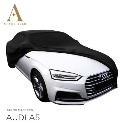  Star Cover Compatible avec Une bâche d'intérieur pour Audi A5  Sportback (B9) Housse Noir