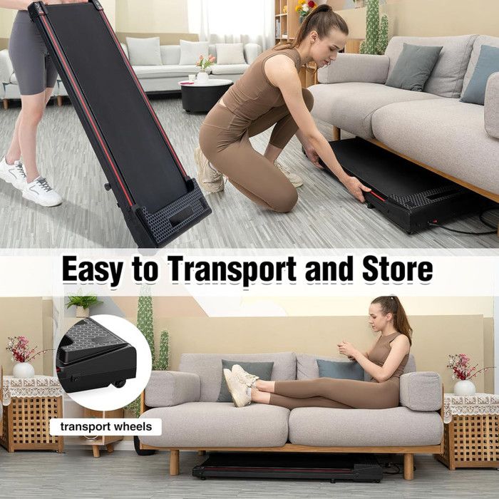 CITYSPORTS Tapis De Marche Inclinable 3-en-1 – Moteur Silencieux 440W, Pente Réglable 0 à 14%, Vitesse 1-6 Km/h, Design Gain De Place