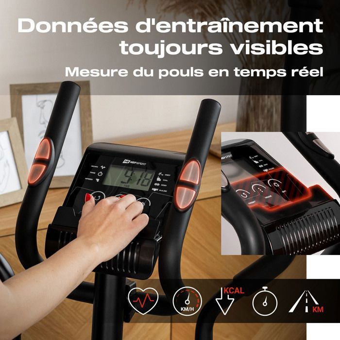 Vélo Elliptique – Appareil Fitness, Neuf, Défaut Mineur Possible