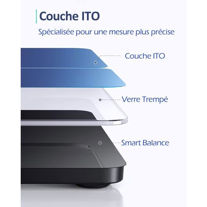 Balance Connectée Impédancemètre Intélligente, Pèse-Personne Numérique  Bluetooth Analyseur de Données Corporelles, Balance Masse Graisseuse et  Musculaire Electronique, Application Smartphone Connecte en destockage et  reconditionné chez DealBurn