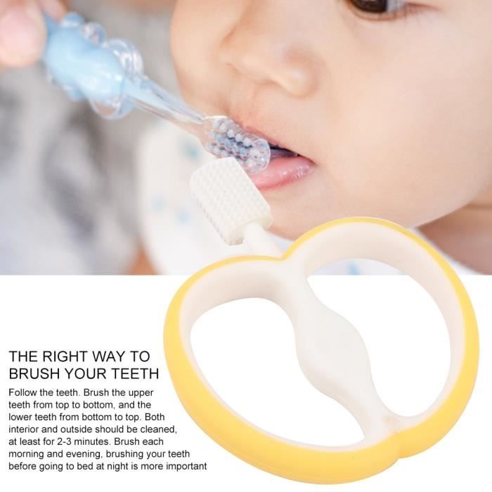 Mxzzand brosse à dents pour bébé Brosse à dents en Silicone en forme de — free download