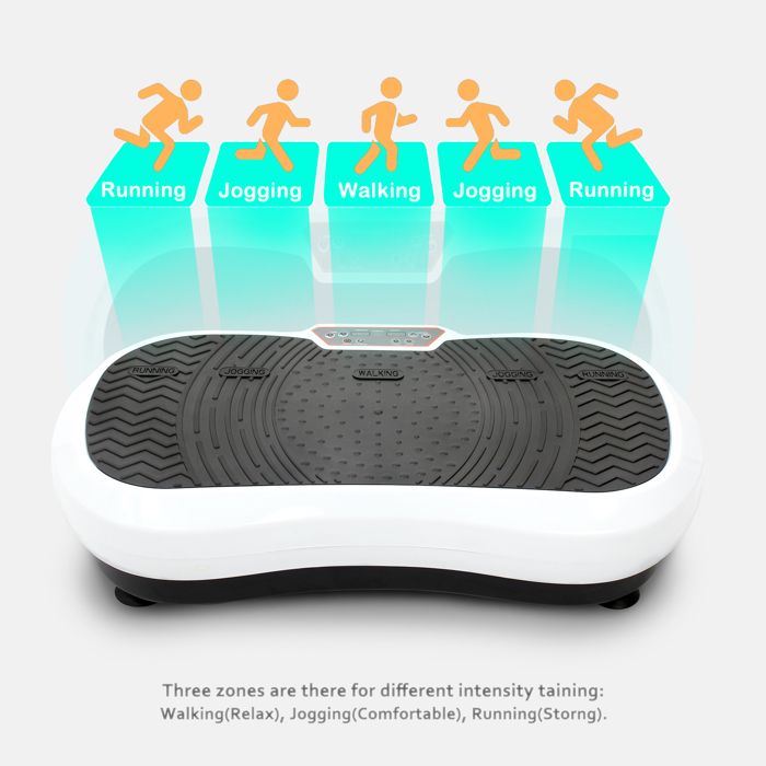 So Tech Machine Plateforme Vibrante et Oscillante Sotech - Blanc - 180 niveaux ...