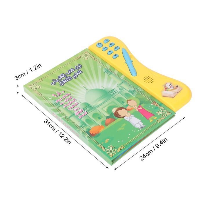 Tablette éducative Arabe – Machine De Lecture Interactive – Couleurs Vives – ABS – Pour Enfants – Cadeau D’apprentissage – Bleu (ou Jaune)