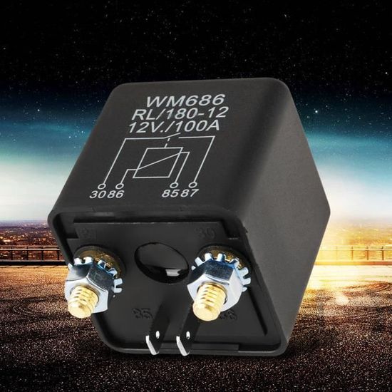 Relais De Démarrage - Qqmora - 100A - Normalement Ouvert - Résistant à