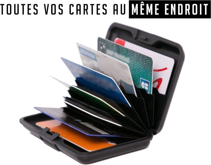 6 étuis Anti-RFID Pour Cartes Bancaires – 92x62mm, Protection Vol De Données