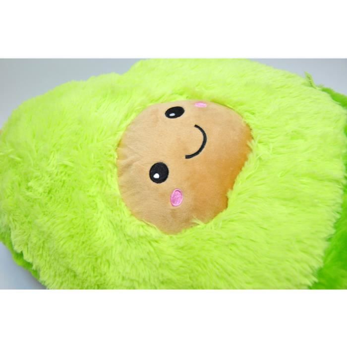 TE-Trend Peluche Animal Avocat Animal En Peluche Coussin Toy Nourri Animaux En Peluche Fruits Fruchtekissen Avo Cado 40cm Am