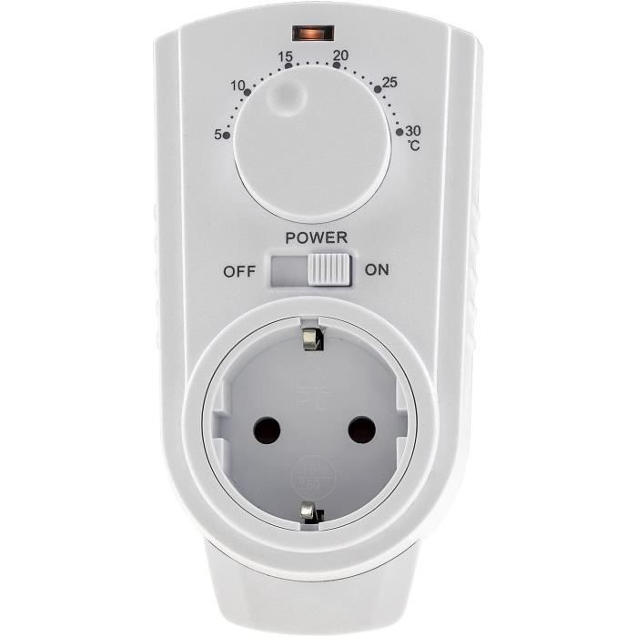 Prise thermostatique avec régulateur de température - Thermostat