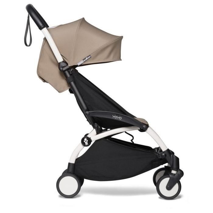 Poussette pliable BABYZEN YOYO² - Pack 0+/6+ - cadre blanc - Beige taupe -  Cdiscount Puériculture & Eveil bébé