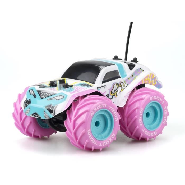 Voiture telecommandee AQUA TYPHOON ROSE EXOST Cdiscount Jeux Jouets