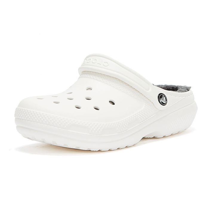 Sabot Crocs Classic Lined Clog Femme Blanc