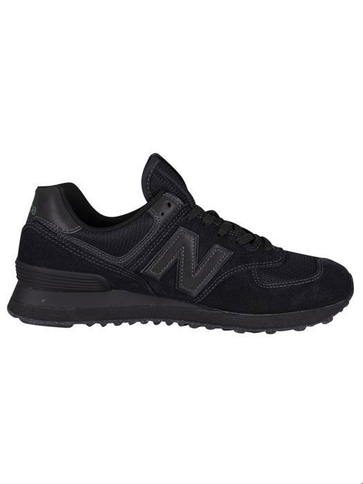 Basket New Balance 574 Homme Noir Textile Lacets Noir Cdiscount Chaussures