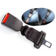 Sonew Rallonge de ceinture de sécurité Extension de ceinture de sécurité, boucles d'extension de ceinture de moto kit 1 PC-3