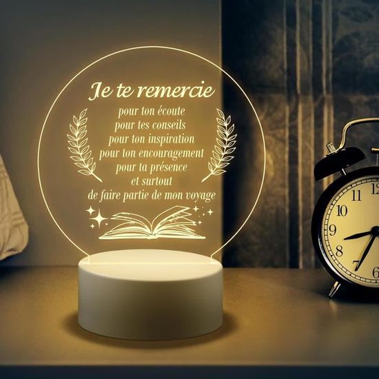 Cadeau Maitresse D'école Cadeau Maîtresse Cœur Acrylique