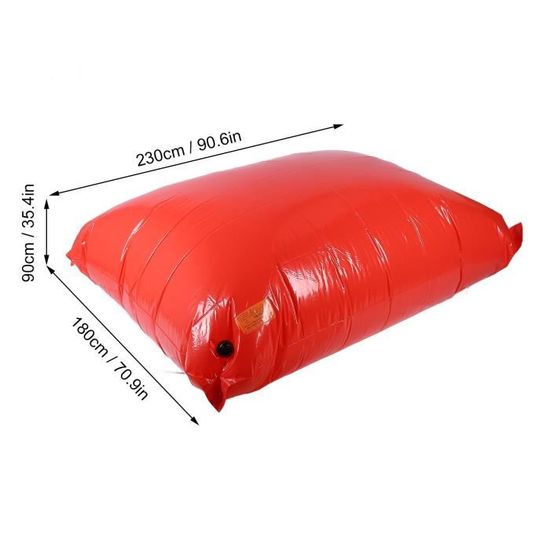 Coussin D'Hiver Rond Pour Piscine Hors Sol – Protection Gonflable Durable Anti-Glace Et Neige