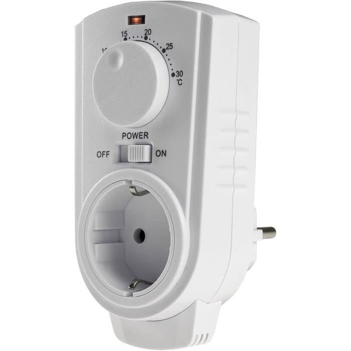 Prise thermostatique avec régulateur de température - Thermostat