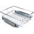 Panier coulissant pour meuble de cuisine