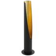 EGLO Lampe de table à LED Barbotto 5 W 39,5 cm Noir et doré-0