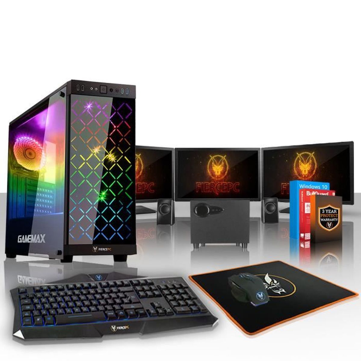 Fierce CHEETAH PC Gamer de Bureau - Intel Core