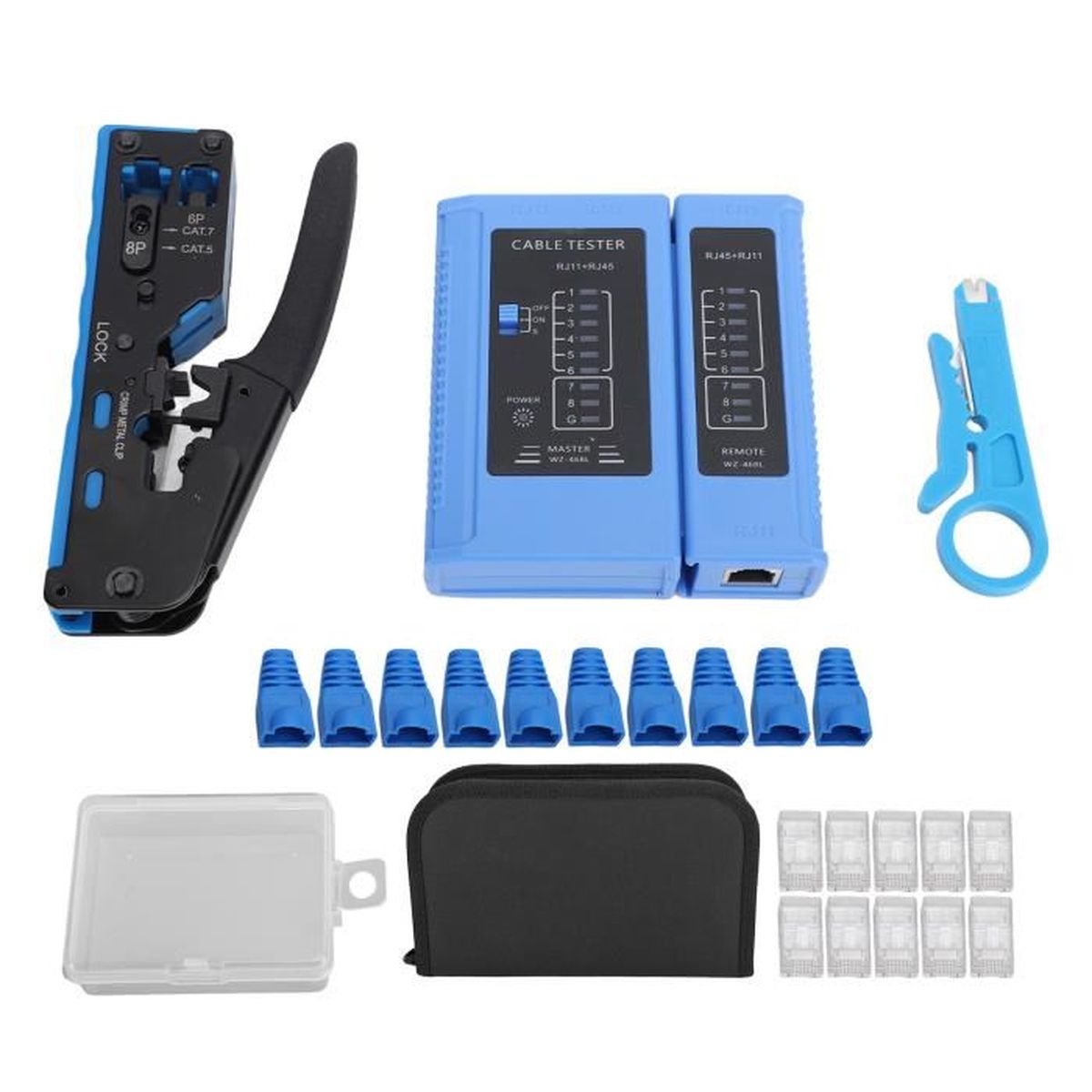 CHE Outil de sertissage RJ45 Kit D'outils de Sertissage RJ45 Outil de ...