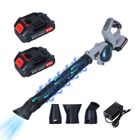 Souffleur de feuilles à batterie BIPLUT - 21V - 2-Sided Air Intake - 160 MPH - charge rapide - portable et efficace - GRIS