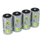 pile ANSMANN D 5000mAh Mono NiMH 1.2V - 1000x rechargeable (4 pièces)