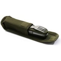 Version Fr - Armée Vert Pliant Portable En Acier Inoxydable Camping Pique-Nique Couverts Couteau Fourchette Cuillère Décapsuleur
